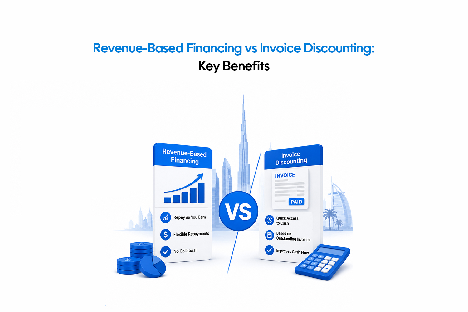 Revenue-Based Financing vs Invoice Discounting: Key Benefits 